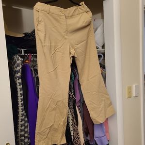 Lane Bryant stretchy khaki pants, short length